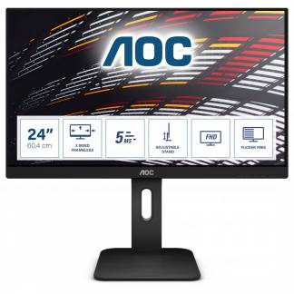AOC 24P1 23.8 1920 x 1080 (Full HD) DVI VGA (HD-15) HDMI DisplayPort 60Hz Pivot Skærm