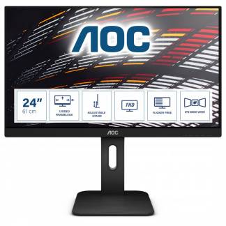 AOC X24P1 24 1920 x 1200 (WUXGA) DVI VGA (HD-15) HDMI DisplayPort 60Hz Pivot Skærm