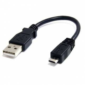 StarTech.com USB 2.0 USB-kabel 15cm Sort