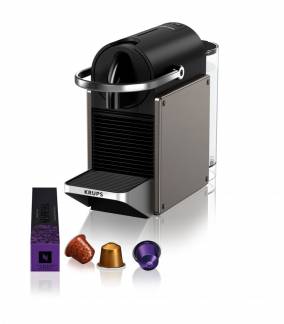 Krups Pixie XN306T10 Semiautomatisk kaffemaskine 0,7L Sort