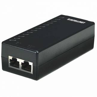 Intellinet Power over Ethernet (PoE) Injector, 1 Port, 48 V DC, IEEE 802.3af Compliant 15.4Watt