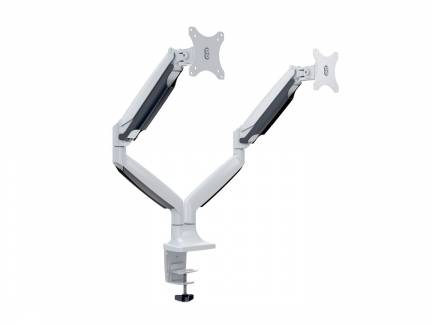 M Deskmount Gas Spring Dual White