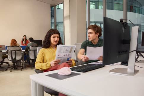 HP Tilt Ergonomic 720M Optisk Tr&aring;dl&oslash;s Pink