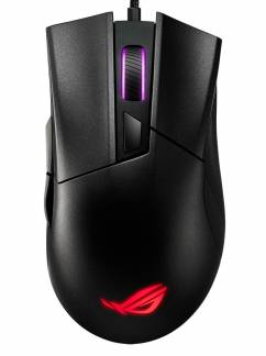 ASUS ROG Gladius II Core Optisk Kabling Sort