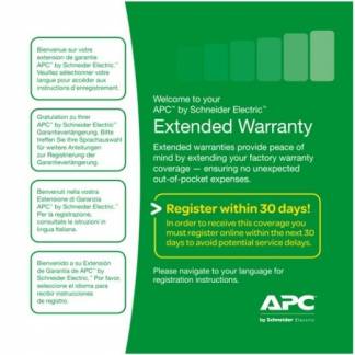 APC Extended Warranty 1år Reservedele