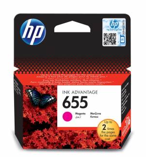HP 655 Magenta 600 sider Bl&aelig;k CZ111AE