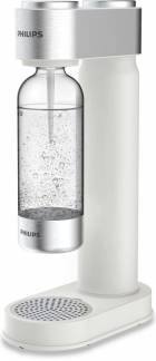 Philips GoZero ADD4902WH Sodavandsmaskine B&oslash;rstet rustfrit st&aring;l