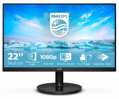 Philips V-line 221V8 22 1920 x 1080 (Full HD) VGA (HD-15) HDMI 75Hz