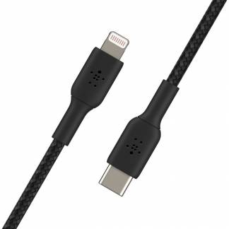 Lightning to USB-C Cable Braid 1M Black