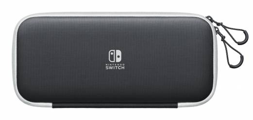 Nintendo 10008001 transportabel spillekonsol etui Folie Polyester Sort, Hvid