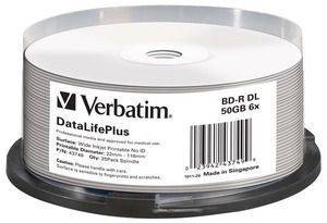 Verbatim DataLife 25x BD-R DL 50GB