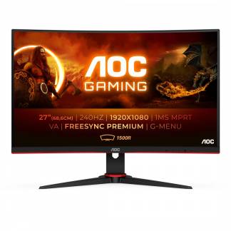 AOC Gaming C27G2ZE/BK 27 1920 x 1080 (Full HD) HDMI DisplayPort 240Hz