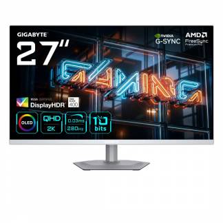 GIGABYTE MO27Q2A ICE OLED 27 OLED 2560 x 1440 (2K) HDMI DisplayPort 280 Hz
