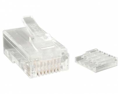 StarTech.com Cat 6 RJ45 Stranded Modular Plug Connector - 50 Pack (CRJ45C6STR50) CAT 6 Netv&aelig;rk-konnektor Klar