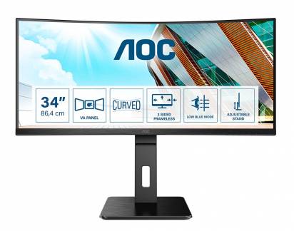 AOC CU34P2A 34 3440 x 1440 (UltraWide) HDMI DisplayPort 100Hz