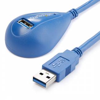 StarTech.com USB forlængerkabel 1.5m Sort