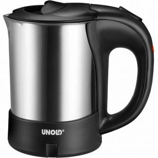 UNOLD Elkedel 0.5liter 1kW Rustfrit st&aring;l/sort