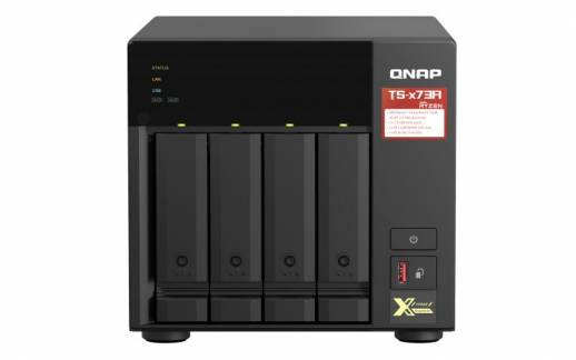 Desktop 4Bay NAS 8GB RAM 2.5Gbe Black