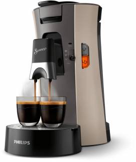 Philips Senseo Select CSA240 Kaffemaskine Nougat og kashmirgr&aring;