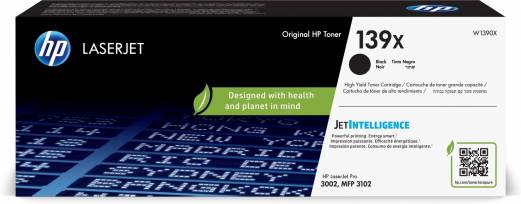 HP 139X Sort 4000 sider Toner W1390X