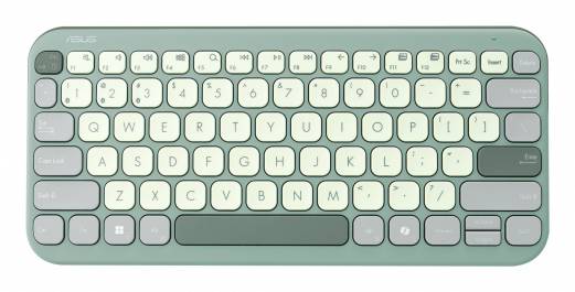 ASUS Marshmallow KW100 Tastatur Saksn&oslash;glekontakt Tr&aring;dl&oslash;s Tysk
