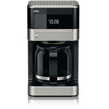 Braun PurAroma 7 KF 7120 Kaffemaskine Rustfrit st&aring;l/sort