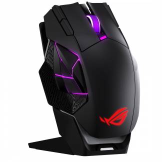 ASUS ROG Spatha X 65K mus Spil H&oslash;jre h&aring;nd RF Wireless + Bluetooth + USB Type-A Optisk 65000 dpi