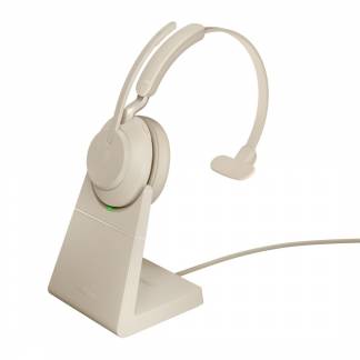 Jabra Evolve2 65 UC Mono Tr&aring;dl&oslash;s H&oslash;retelefoner Beige