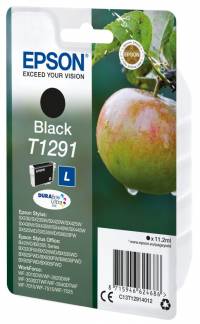 Epson T1291 Sort Bl&aelig;k C13T12914022