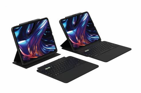 ZAGG Pro Keys 2 Tastatur og folio-kasse 7 farver Tr&aring;dl&oslash;s Tysk