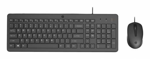 HP 150 Wired Mouse and Combination Tastatur Membran Kablet