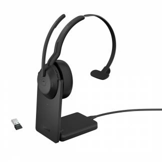 Jabra Evolve2 55 MS Mono Tr&aring;dl&oslash;s H&oslash;retelefoner Sort