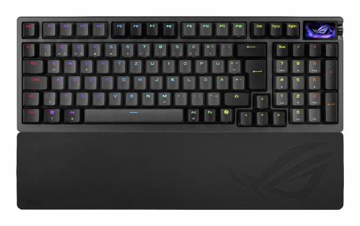 ASUS ROG Azoth 96 HE tastatur Spil USB + RF Wireless + Bluetooth QWERTZ Sort