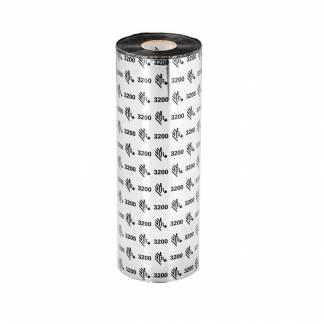 Zebra 3200 Wax/Resin Farveb&aring;nd refill (termisk overf&oslash;ring) Sort 03200BK15645