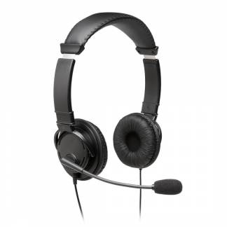 Kensington USB Hi-Fi Headphones with Mic Kablet H&oslash;retelefoner Sort