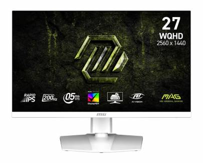 MSI MAG 274QRFWDE E20 computersk&aelig;rm 68,6 cm (27) 2560 x 1440 pixel Wide Quad HD LCD Hvid