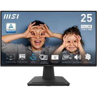 MSI PRO MP252 24.5 IPS 1920 x 1080 (Full HD) HDMI DisplayPort 100 Hz