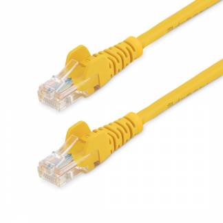 StarTech.com 3m Yellow Cat5e / Cat 5 Snagless Patch Cable CAT 5e Ikke afsk&aelig;rmet parsnoet (UTP) 3m Patchkabel Yellow