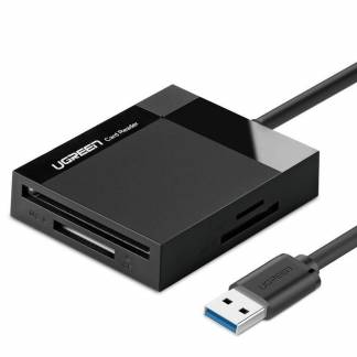 Ugreen CR125 kortl&aelig;ser USB 3.1 Sort