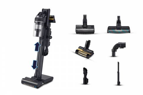 Samsung Jet 95 Complete Extra VS20C9554TK St&oslash;vsuger Pind/h&aring;ndholdt 210W 0.8liter Black chrometal/satin black