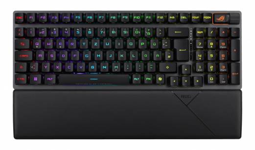 ASUS ROG Strix Scope II 96 RX tastatur Spil USB + RF Wireless + Bluetooth Sort