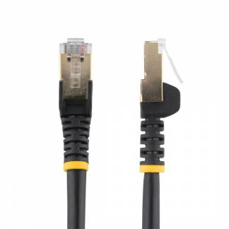 StarTech.com 10 m CAT6a Cable - 10 Category 6a Shielded Snagless RJ45 100W Patch Cord - 10GbE Black UL/TIA Certified CAT 6a Afsk&aelig;rmet parsnoet (STP) 10m Patchkabel Sort