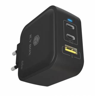 ICY BOX Adapter 65Watt 1xUSB-A 2.0 2xUSB-C