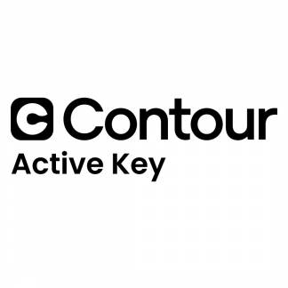 Contour Design Active Key AK-C8100 tastatur Medicinsk USB QWERTZ Tysk Sort