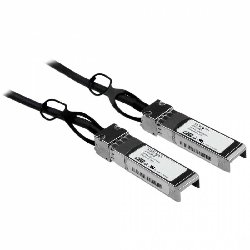 StarTech.com 2m 10G SFP to SFP Direct Attach Cable for Cisco SFP-H10GB-CU2M - 10GbE SFP Copper DAC 10 Gbps Passive Twinax Dobbelt-axial 2m Direkte p&aring;s&aelig;tning-kabel