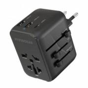  Travel Adapter 65W GaN 2xUSB-C + 2xUSB-A