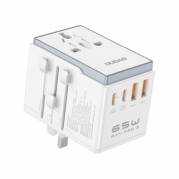  Travel Adapter 65W GaN 2xUSB-C + 2xUSB-A