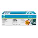  Black 2-Packs Laser Toner (CB436AD)