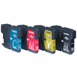  Value Pack BK/C/M/Y Ink (LC1100VALBPDR)