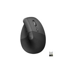 Lift Vertical Ergonomic Mouse for Business, Graphite/Black